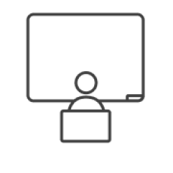 専任講師が付いている少人数制のクラス