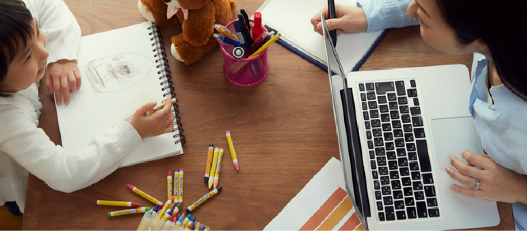 お子さんの成長に合わせて仕事を調整できます